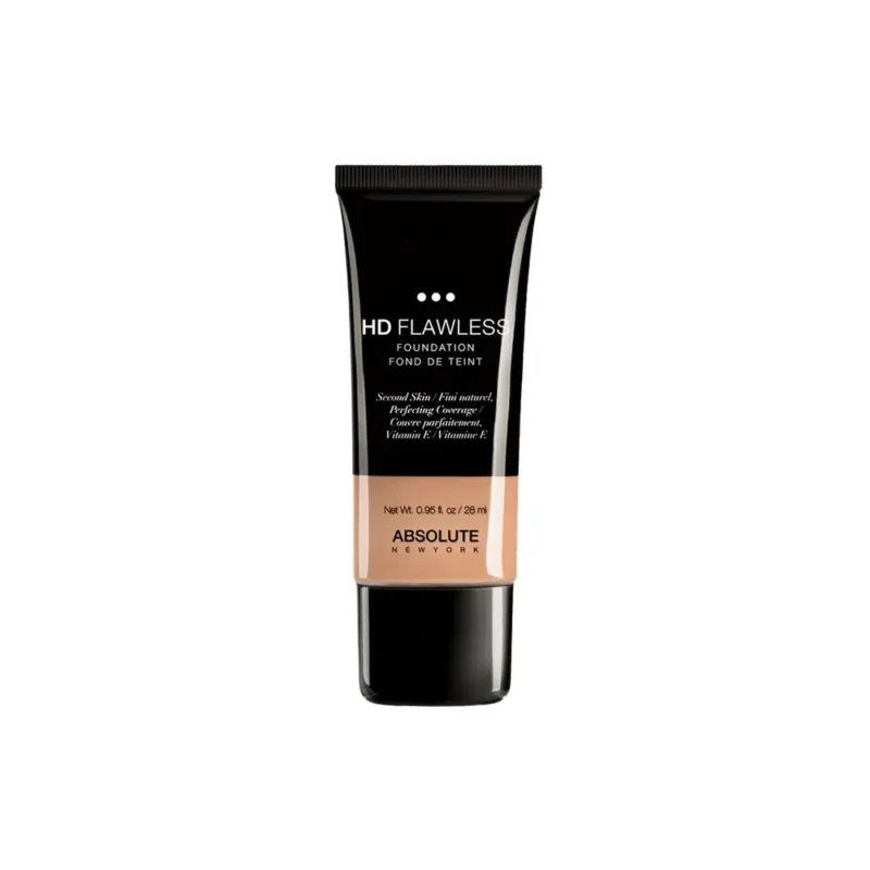 Absolute New York HD Flawless Foundation AHDF04 Tan 28ml - Full coverage, long-lasting foundation for a flawless finish