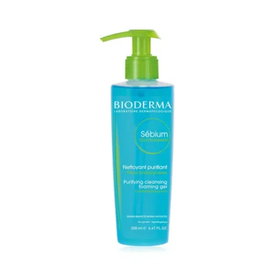 Bioderma Sébium Gel Moussant Actif Foaming Gel for oily and acne-prone skin – 200ml