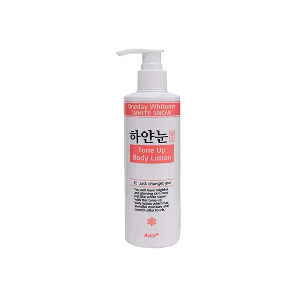 Nella White Snow Tone Up Body Lotion for instant skin brightening
